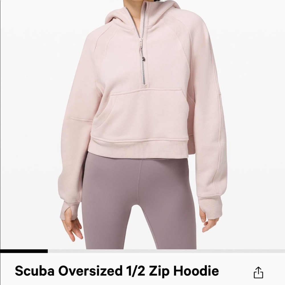 Lululemon Scuba Oversized Half Zip